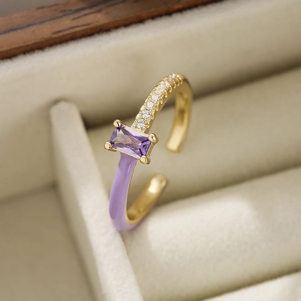 Chroma Sparkle Ring - Lilac