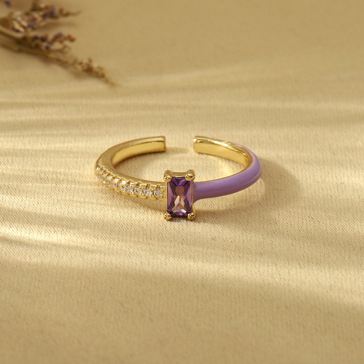 Chroma Sparkle Ring - Lilac