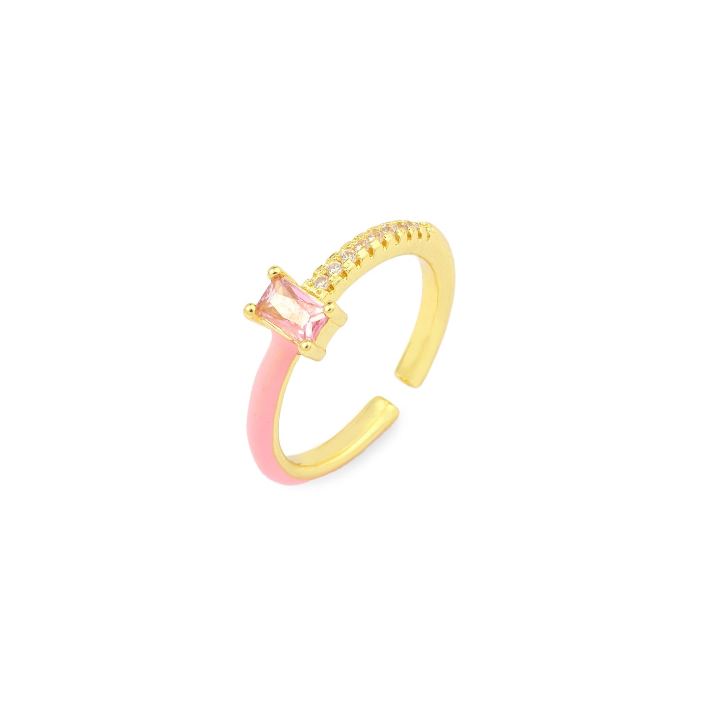 Chroma Sparkle Ring - Pink