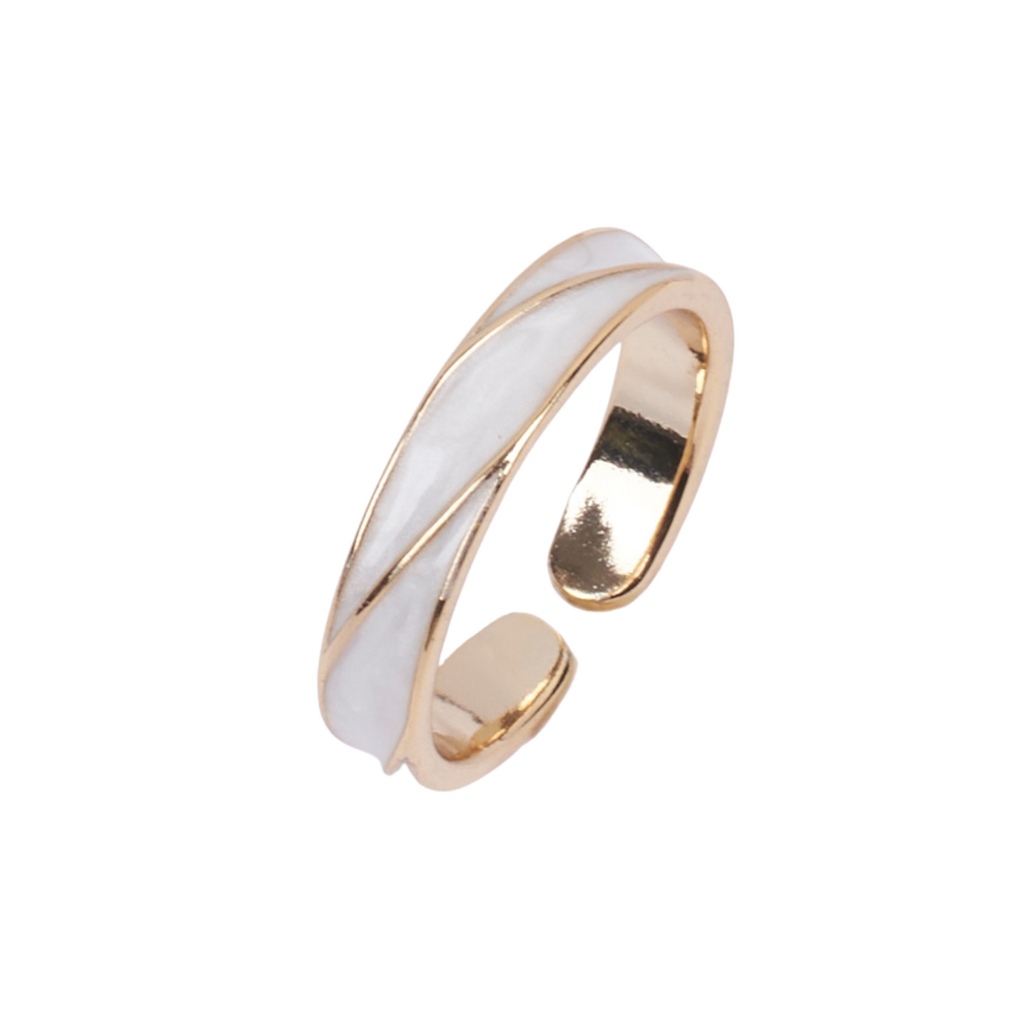 Tabitha Enamel Gold Ring