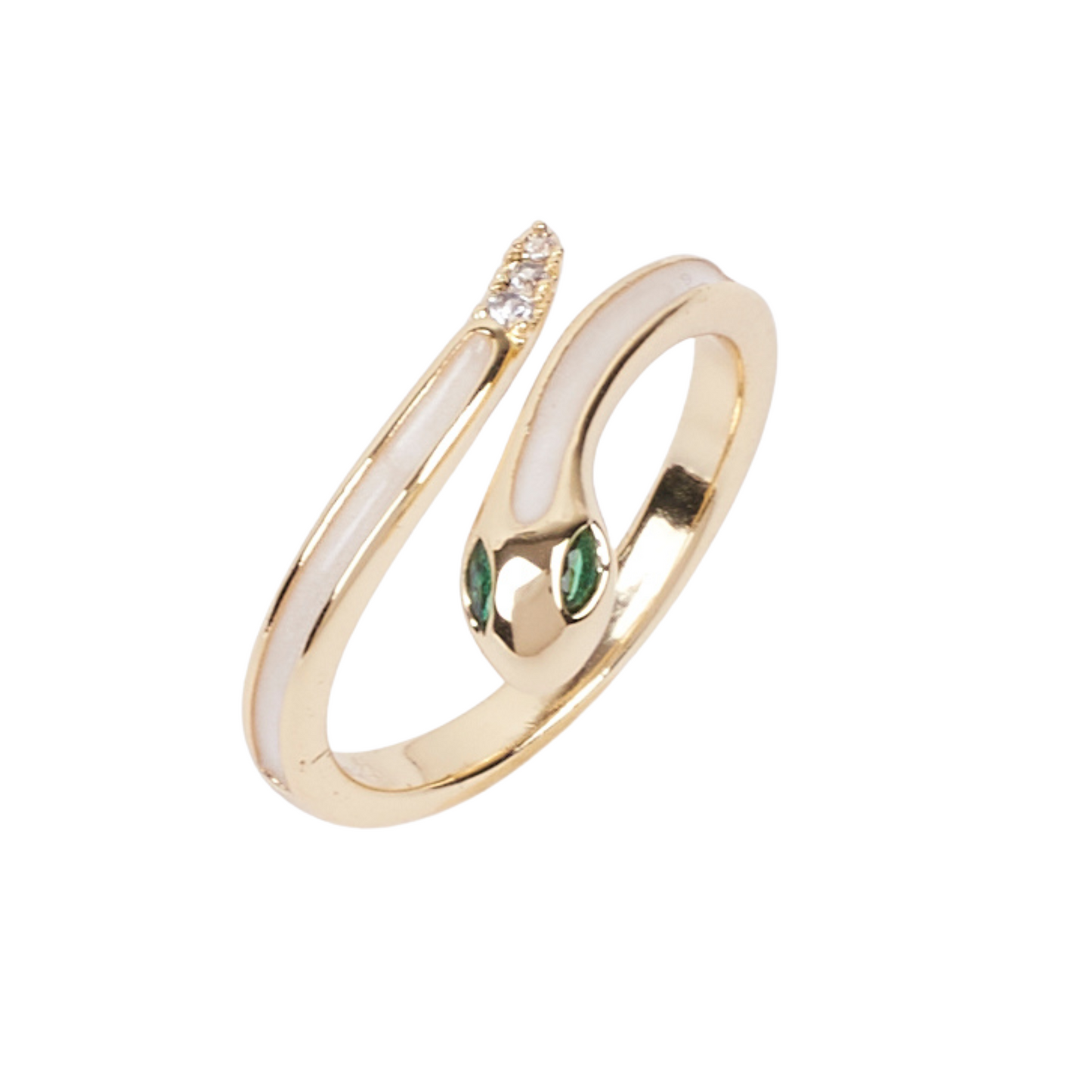 Alys Green Gold Ring