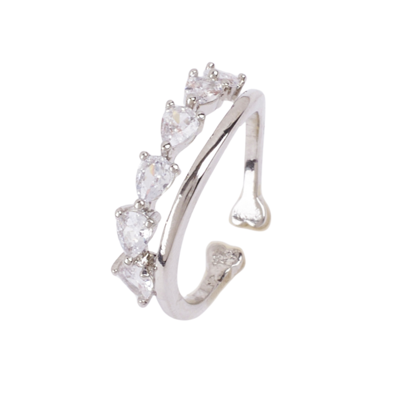 Brilliance Diamond Silver Ring