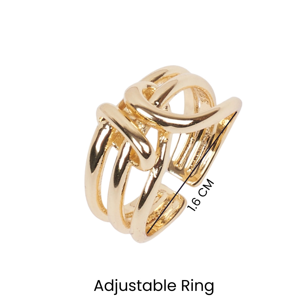 Baroque Gold Ring