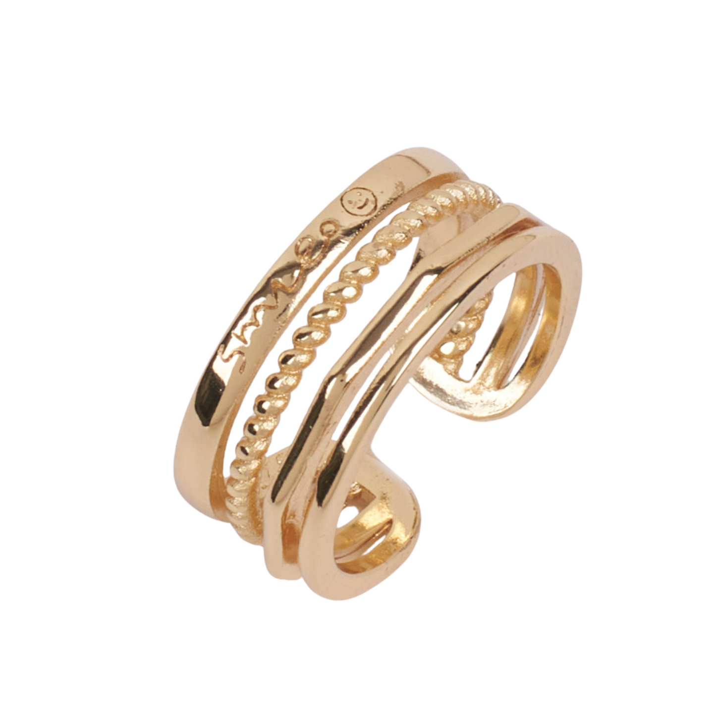 Cassandra Broad Gold Ring