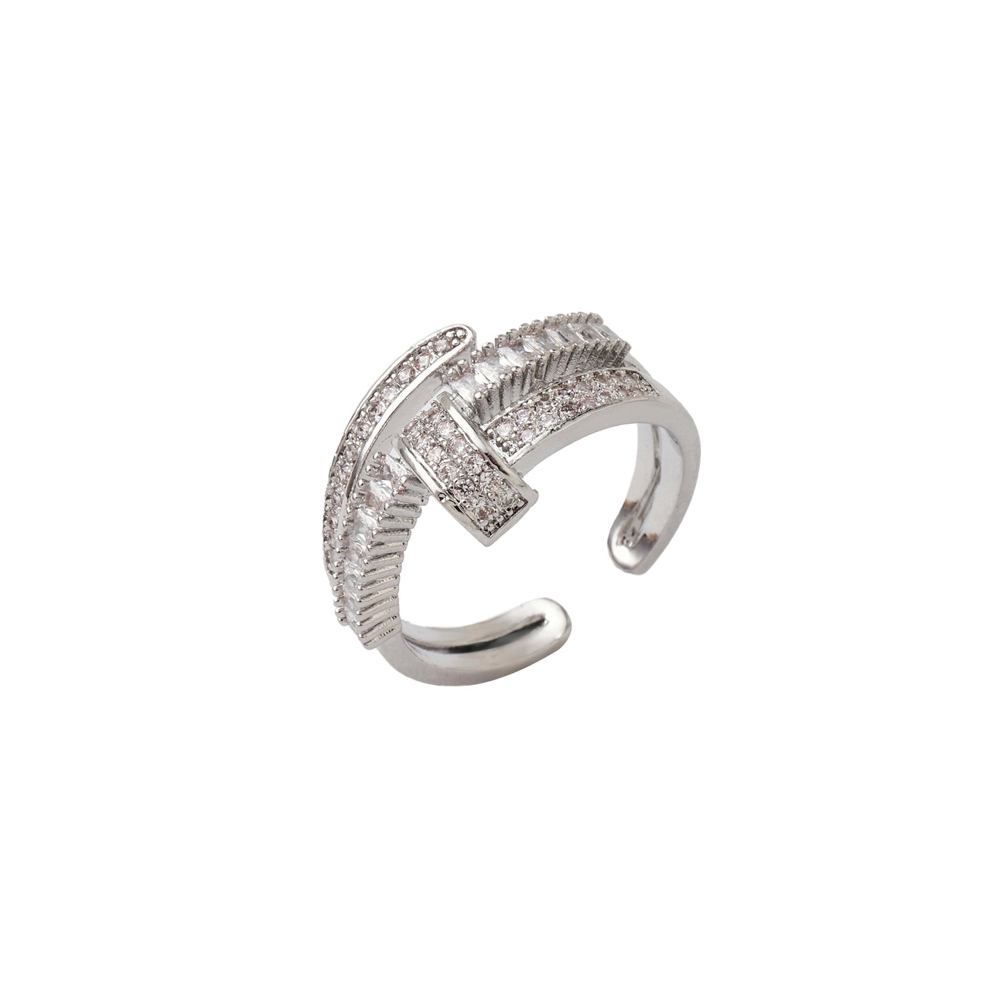 Cittali Tennis Silver Ring