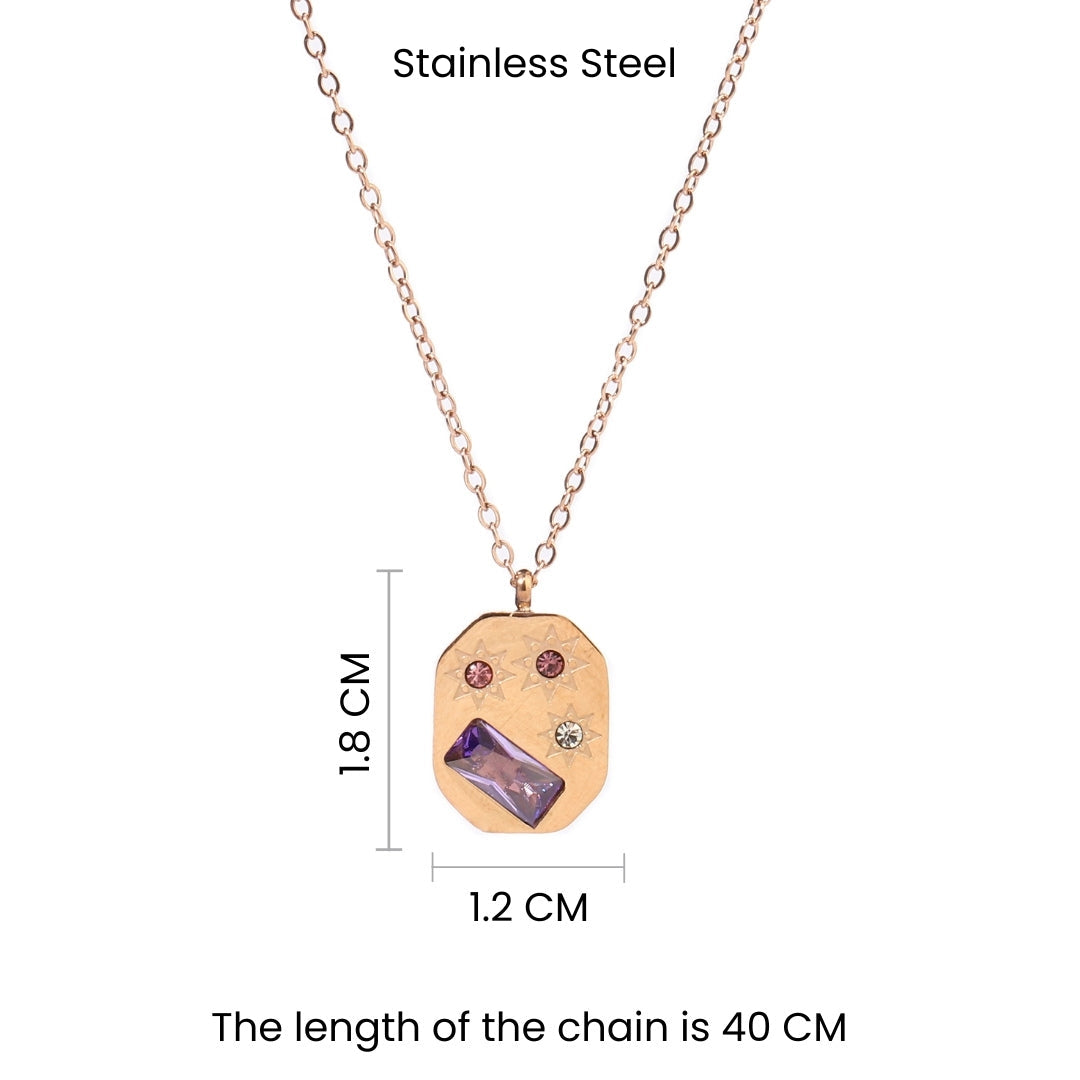 Classic Chic Rose Gold Necklace