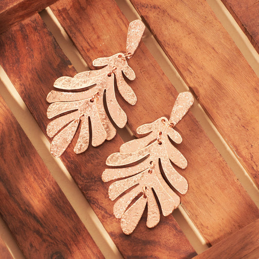 Tropical Glory RoseGold Earring