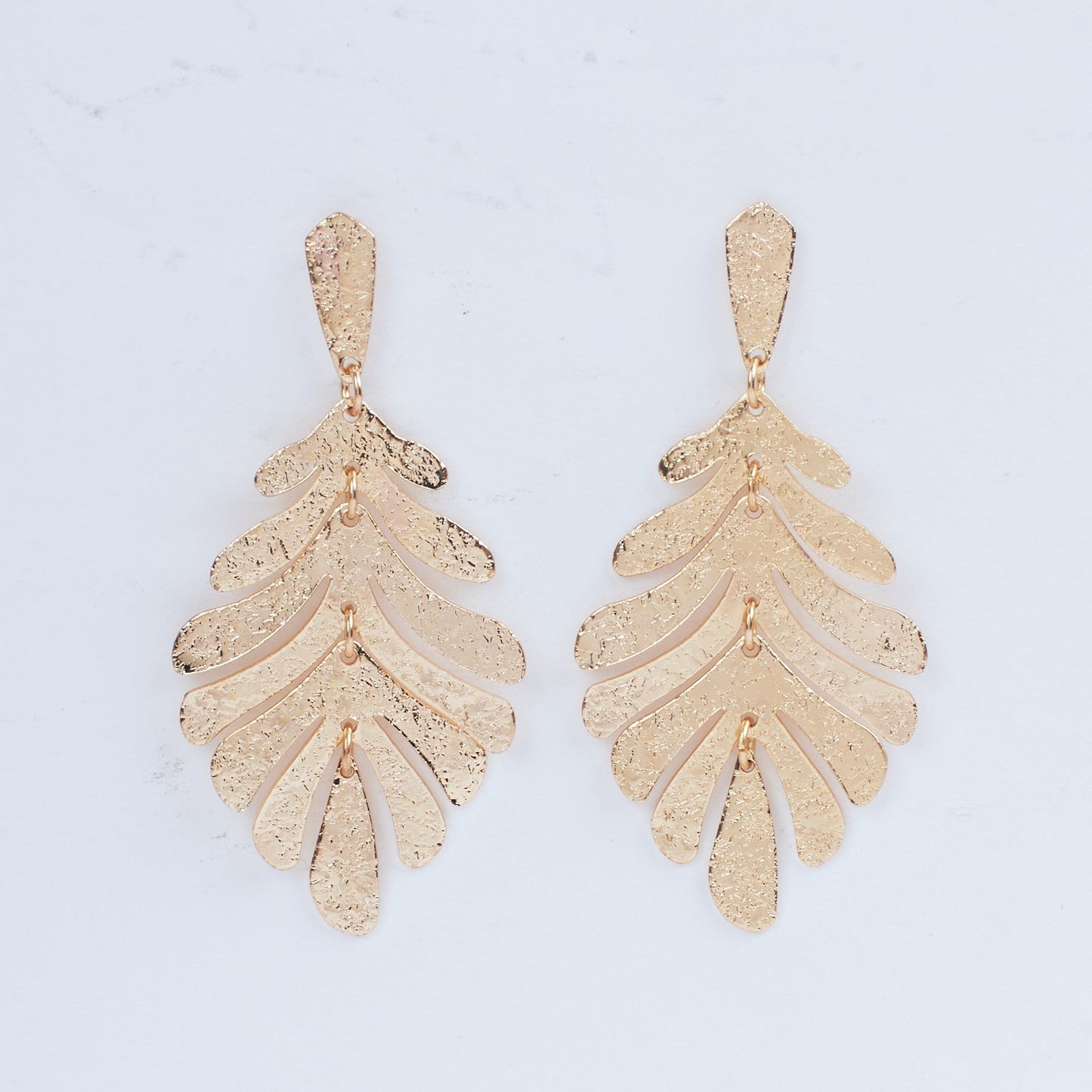 Tropical Glory Gold Earring