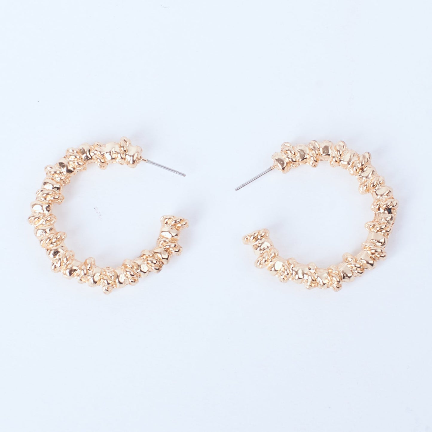 Auric Grins Gold Hoops