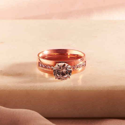 Celestia's Charm Rose Gold Ring