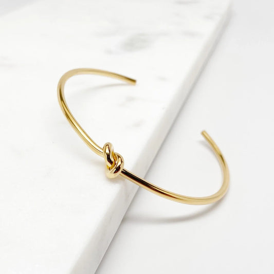 Unity Knot Wristlet - Gold